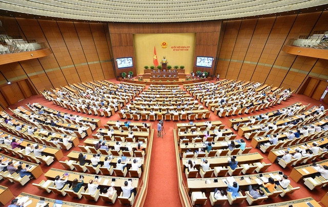 Một phiên của kỳ họp Quốc hội. Ảnh: Quochoi.vn quoc-hoi.jpg