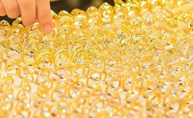 Vàng trong nước đứng im, thế giới giảm nhẹ. Ảnh minh họa gia-vang2.jpg