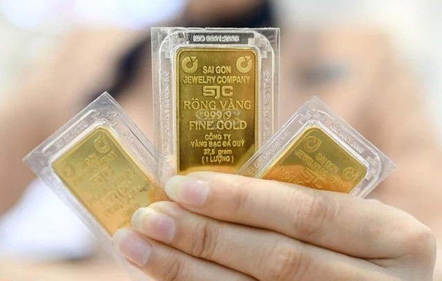 Giá vàng đồng loạt lao dốc. Ảnh minh họa gia-vang5.jpg