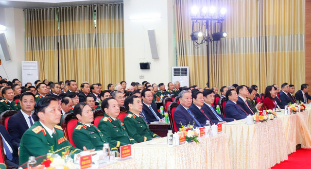 Các đại biểu dự buổi lễ kỷ niệm. (Ảnh: Thành Duy). Các đại biểu dự buổi lễ kỷ niệm. (Ảnh: Thành Duy).