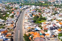 Một góc của xã Hàm Thuận Bắc, tỉnh Lâm Đồng.