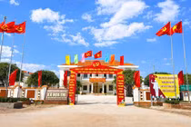 Trụ sở UBND xã Hòa Trí.