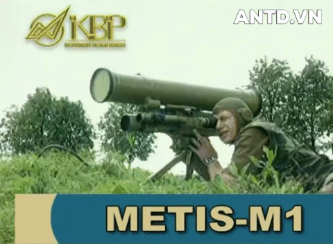 Loại tên lửa chống tăng Metis-M1 vốn ít được nhắc đến cho tới khi chúng thể hiện sức mạnh, đánh bật tháp pháo của pháo tự hành T-155.