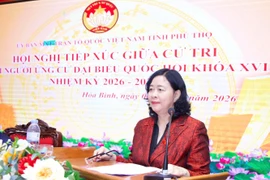 Bà Bùi Thị Minh Hoài cam kết hành động vì Nhân dân 