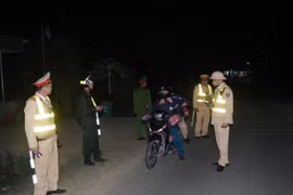 Công an xã ở Phú Thọ phối hợp xử lý nhiều trường hợp vi phạm giao thông