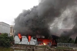 Cháy lớn tại nhà tình thương ở Bắc Ninh