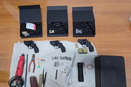 Công an bắt đối tượng vận chuyển súng quân dụng đi tiêu thụ