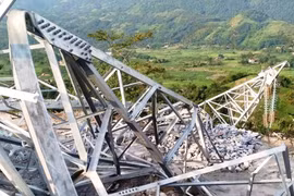 Biết gì nhà thầu thi công cột điện 500kV Lào Cai - Vĩnh Yên đổ sập?