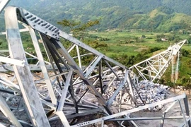 Biết gì nhà thầu thi công cột điện 500kV Lào Cai - Vĩnh Yên đổ sập?