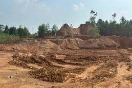 Công an Phú Thọ xử lý vụ mua bán khoáng sản làm vật liệu san lấp trái phép