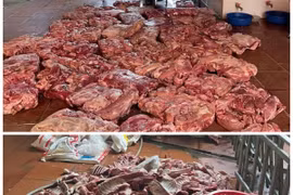 Bắc Ninh phát hiện hai cơ sở kinh doanh thịt lợn thối
