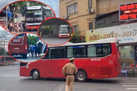 Xe Đức Hữu núp bóng xe hợp đồng đón trả khách