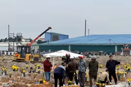 Đảm bảo an ninh trật tự trong công tác di chuyển mộ tại xã Gia Bình