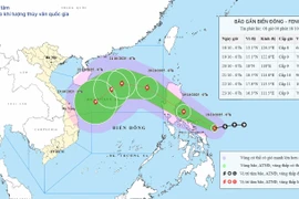 Cơn bão gần Biển Đông có tên Fengshen có xu hướng mạnh lên