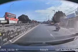 Cục CSGT thông tin người điều khiển xe máy công vụ vi phạm giao thông