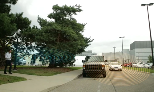 Cảnh báo xe hơi va chạm người đi bộ và xe máy