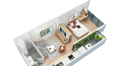 Giới trẻ châu Á ưa chuộng căn hộ đa năng