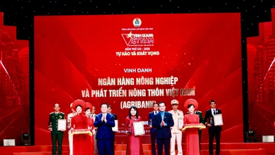 Agribank được vinh danh tại “Vinh quang Việt Nam” 2025