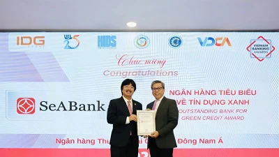 SeABank khẳng định dấu ấn với 2 giải thưởng Ngân hàng Việt Nam tiêu biểu
