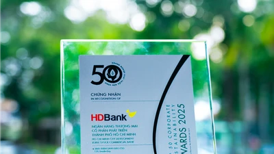 HDBank khẳng định vị thế với loạt giải thưởng ESG
