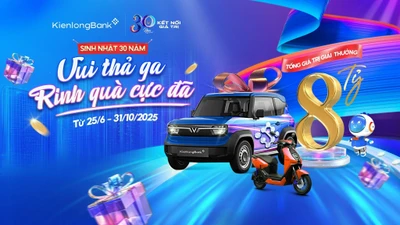 KienlongBank tung “siêu bão” quà tặng 8 tỷ đồng mừng sinh nhật