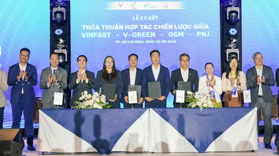 PNJ hợp tác cùng Vinfast, GSM, V-Green thúc đẩy giao thông xanh