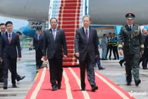 Ủy viên trưởng Nhân đại toàn quốc Trung Quốc Triệu Lạc Tế bắt đầu thăm Việt Nam 