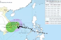 Bão số 15 tiếp tục suy yếu, di chuyển chậm, vẫn gây gió mạnh nguy hiểm 