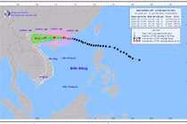 Bão số 9 Ragasa đang suy yếu dần, hoàn lưu bão rộng