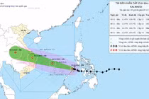 Bão số 13 KALMAEGI vào biển Đông, có thể đạt cấp 14, giật cấp 17 