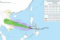 Bão số 13 KALMAEGI vào biển Đông, có thể đạt cấp 14, giật cấp 17 