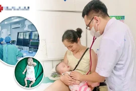 Tìm lại giấc ngủ cho bé 7 tháng tuổi không thể nằm ngửa vì dị tật tim