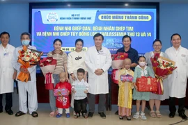 2 ca ghép tủy và 2 ca ghép tim gan cùng được xuất viện một ngày