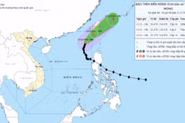 Bão số 14 giảm cường độ, sóng lớn trên vùng Bắc Biển Đông