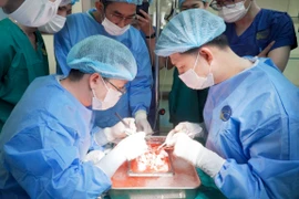 Toàn cảnh ca phẫu thuật lấy thận từ người hiến sống - Ảnh BVCC