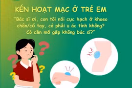 Cẩn thận mổ oan khi trẻ bị kén hoạt mạc 