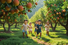 Trèo cây hái vải, trẻ 8 tuổi ngã đa chấn thương nguy kịch 