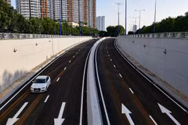 Thông xe hầm chui dự án nút giao lớn nhất TP HCM