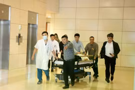 Diễn tập cấp cứu đảm bảo công tác y tế phục vụ Đại hội Đảng lần thứ XIV