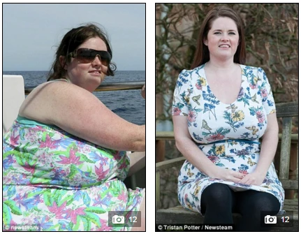 Người phụ nữ to như voi giảm 40kg trong 12 tháng