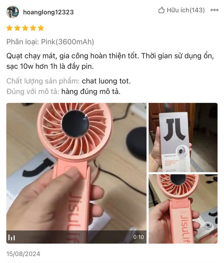 JISULIFE Life7 ក៏ត្រូវបានអតិថិជនជាច្រើនកោតសរសើរផងដែរចំពោះគុណភាពបញ្ចប់ដ៏ល្អ និងសមត្ថភាពប្រើប្រាស់យ៉ាងពិតប្រាកដដូចការបញ្ជាក់។ JISULIFE Life7 cũng được nhiều khách hàng đánh giá về chất lượng hoàn thiện tốt và khả năng sử dụng chính xác như thông số kỹ thuật,