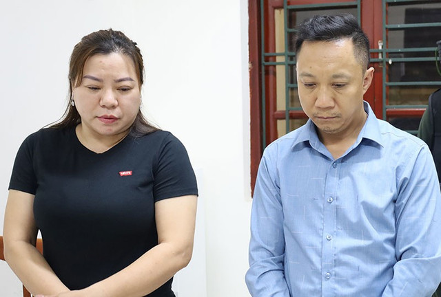 Hai đối tượng Tống Thị Hồng Thắm và Nguyễn Đăng Bắc. 46666.jpg