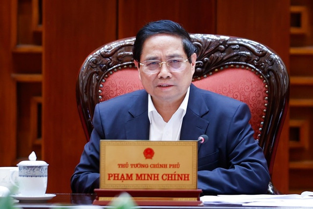 Thủ tướng chủ trì cuộc họp của Thường trực Chính phủ cho ý kiến về các định hướng, giải pháp, công việc tiếp theo sau vòng đàm phán lần thứ 2 Hiệp định song phương về thương mại đối ứng giữa Việt Nam và Hoa Kỳ. 77.jpg