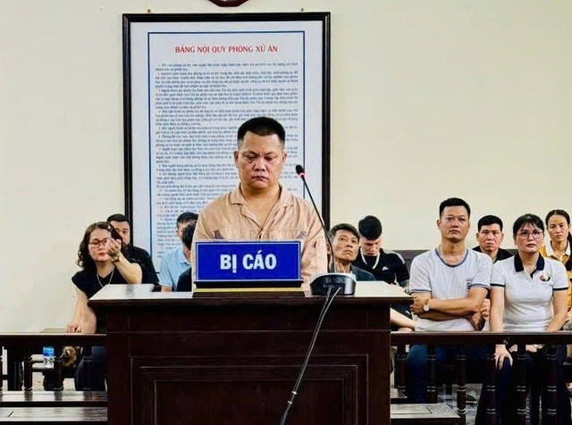 Hình ảnh bị cáo tại phiên tòa. Ảnh: VKSND khu vực 12 – Hải Phòng 87766.jpg