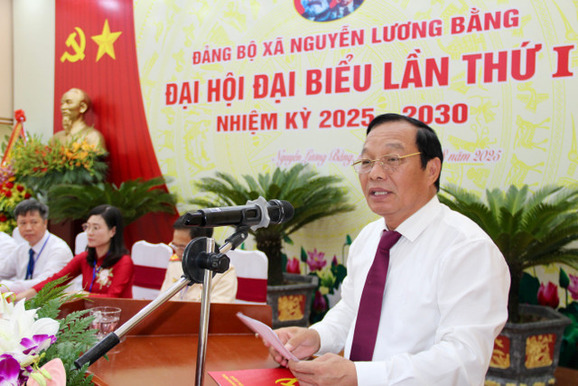 Ông Lê Văn Hiệu, Phó Bí thư Thành uỷ, Chủ tịch HĐND thành phố Hải Phòng phát biểu chỉ đạo Đại hội. Ảnh: Nguyễn Hạnh. 7888.jpg