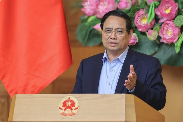 Thủ tướng Chính phủ Phạm Minh Chính phát biểu kết luận hội nghị 674.jpg