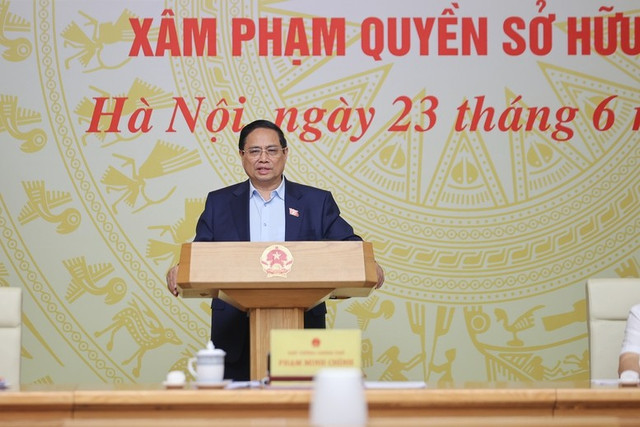 Thủ tướng Phạm Minh Chính kết luận hội nghị. Ảnh: VGP 8999.jpg