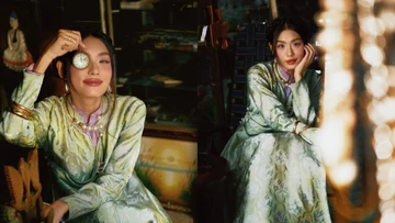 Thảo Nhi Lê diện áo dài đậm chất 'retro' lại không thiếu nét thời thượng