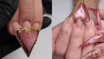 Cận cảnh bộ nail Valentine độc lạ hút 2,7 triệu lượt xem
