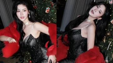 Quyên Qui 'thiêu đốt' mọi ánh nhìn với bộ ảnh Giáng sinh